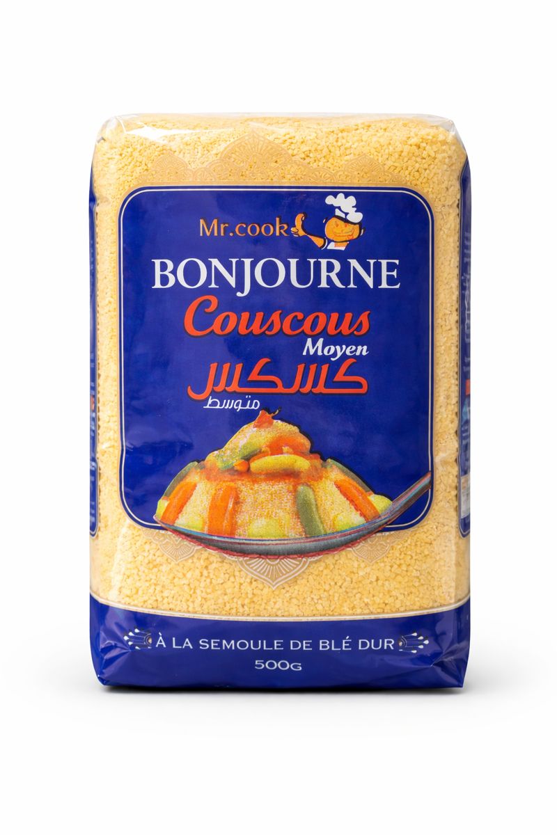 Couscous Bonjourne Moyen 1kg - Epicerie Salée-Cuisine| Supermarche Dakar-Senegal